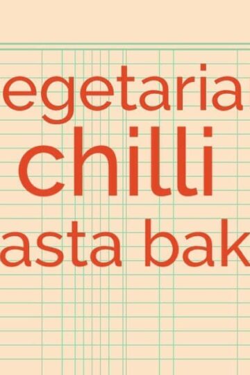 Vegetarian pasta bake.