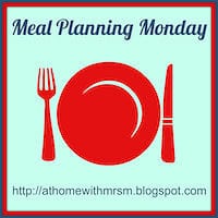 Meal planning monday.