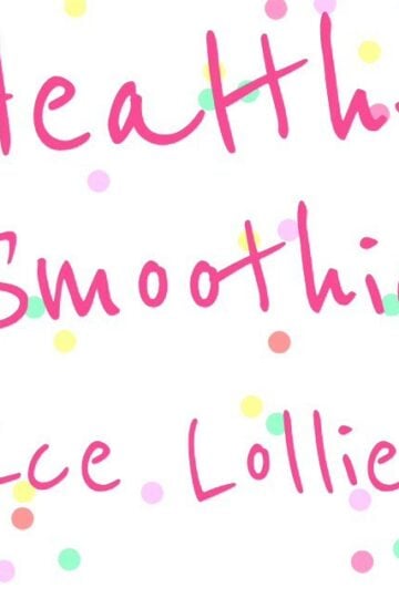 Healthy recipe: smoothie lollies.