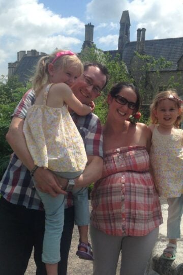 Me and Mine posing for a picture in June 2014.