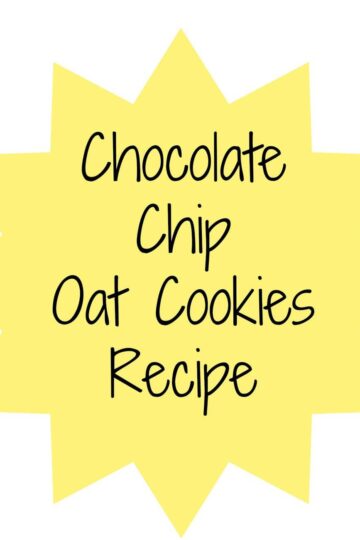 Delicious homemade cookies made with chocolate chips and oats.
