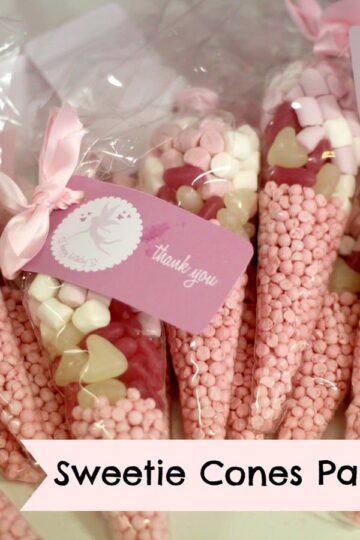 sweetie cones party favours.