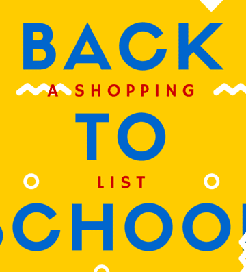 Back to school shopping.