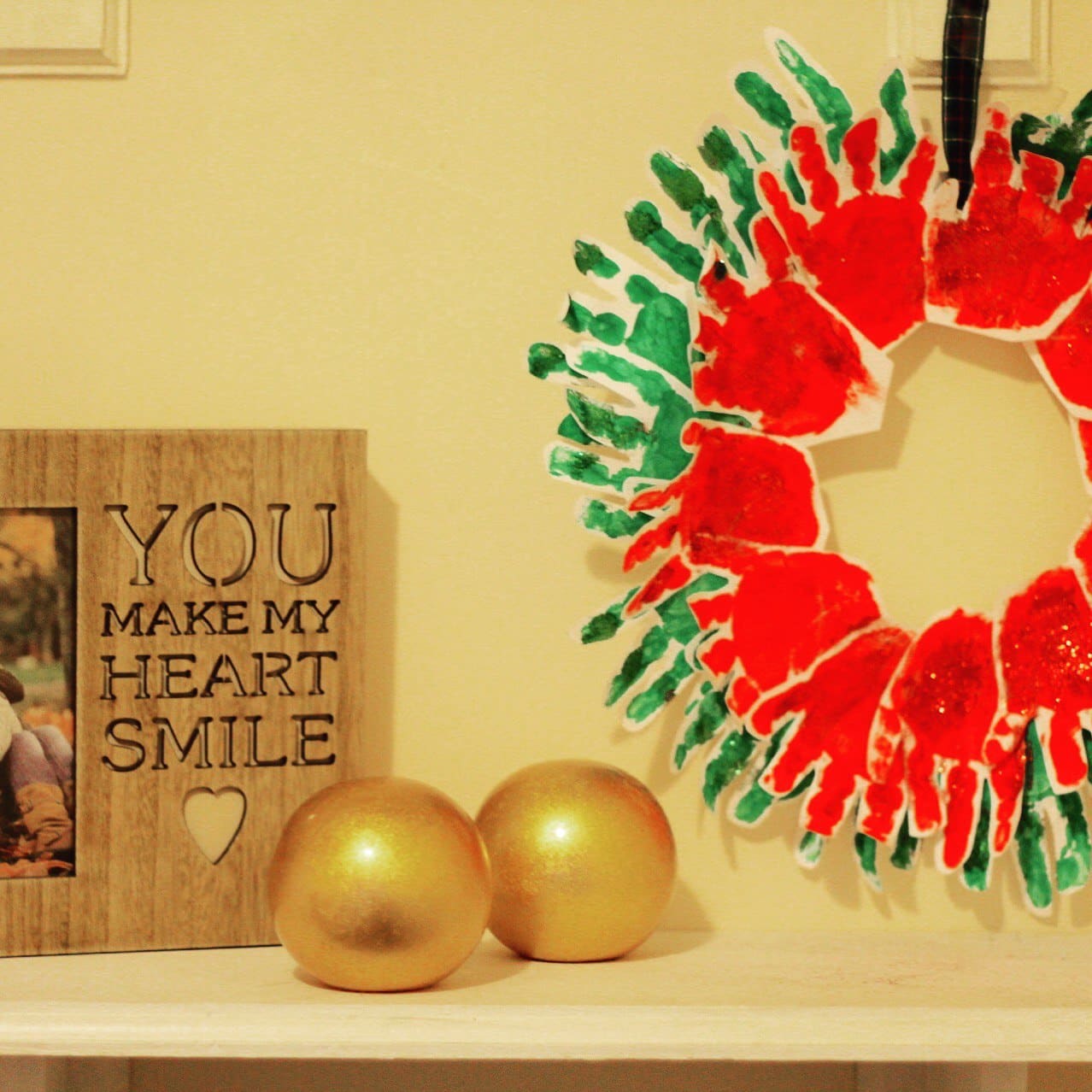 handmade christmas wreath