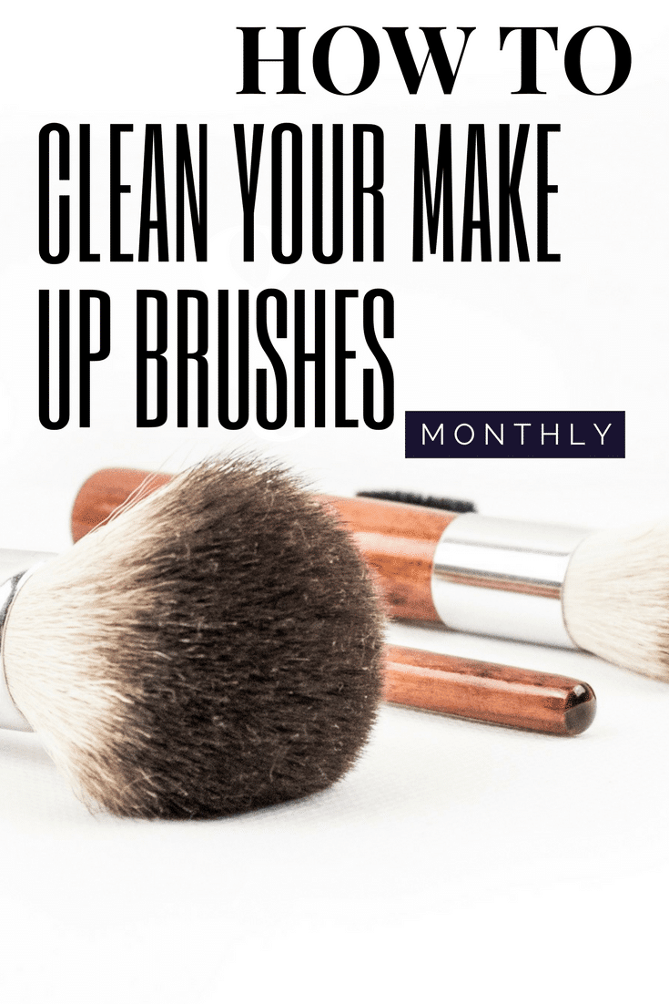 how to clean your make up brushes