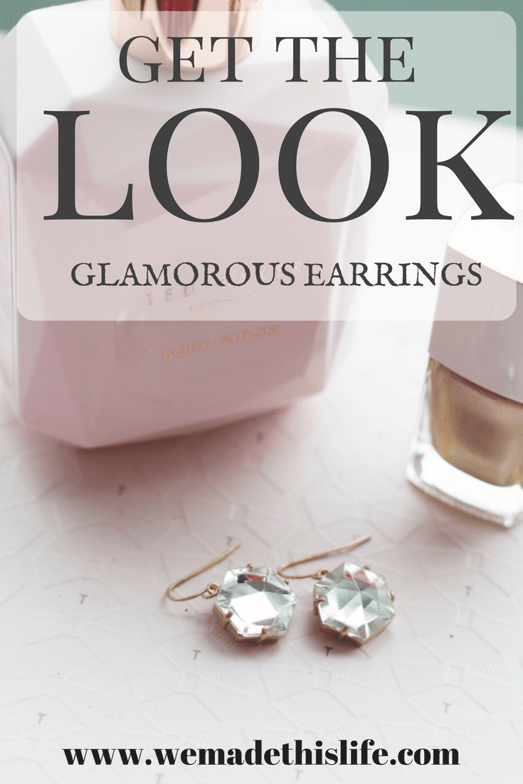 get the look glamorous earrings