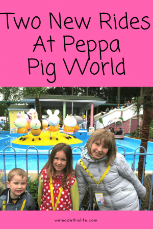 Two new rides at Peppa Pig World