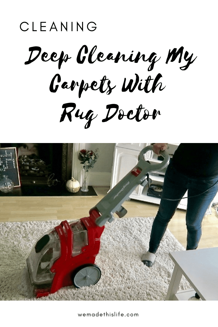 DEEP CLEANING MY CARPETS WITH RUG DOCTOR