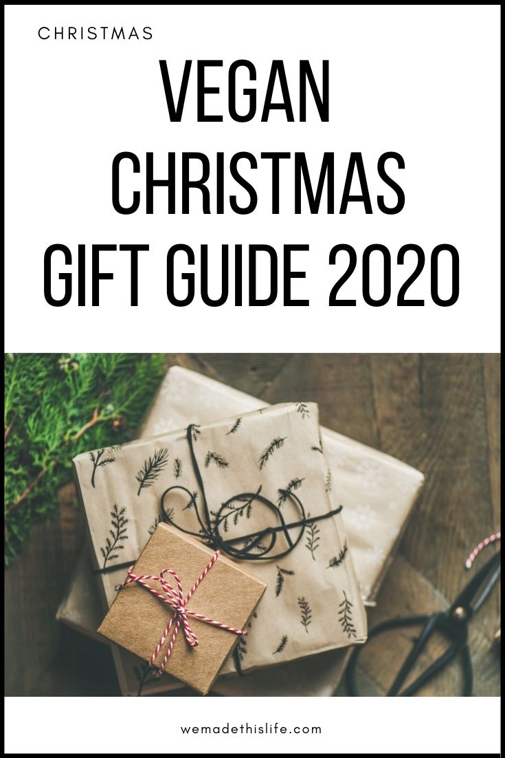 vegan christmas gift guide 2020