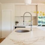 Caring for your kitchen worktops with marble counter tops.
