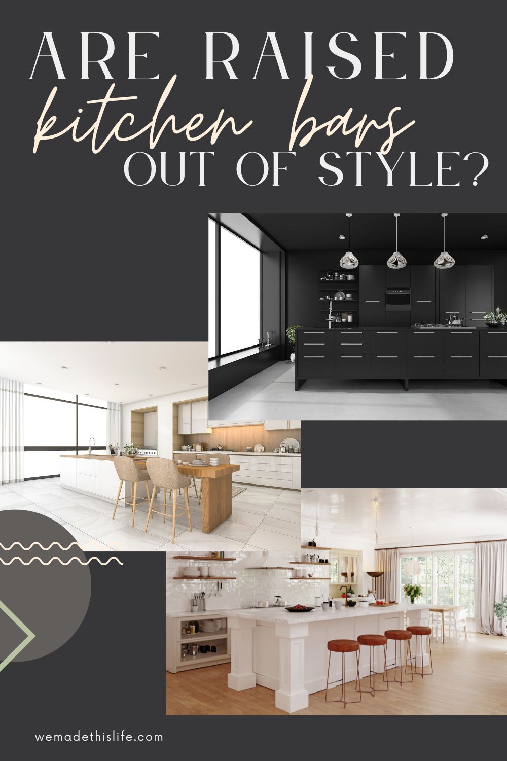 Are Kitchen Bar Height Counters Out Of Style? - We Made This Life