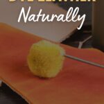 How to dye leather naturally