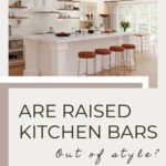 Are kitchen bar height counters out of style in 2024