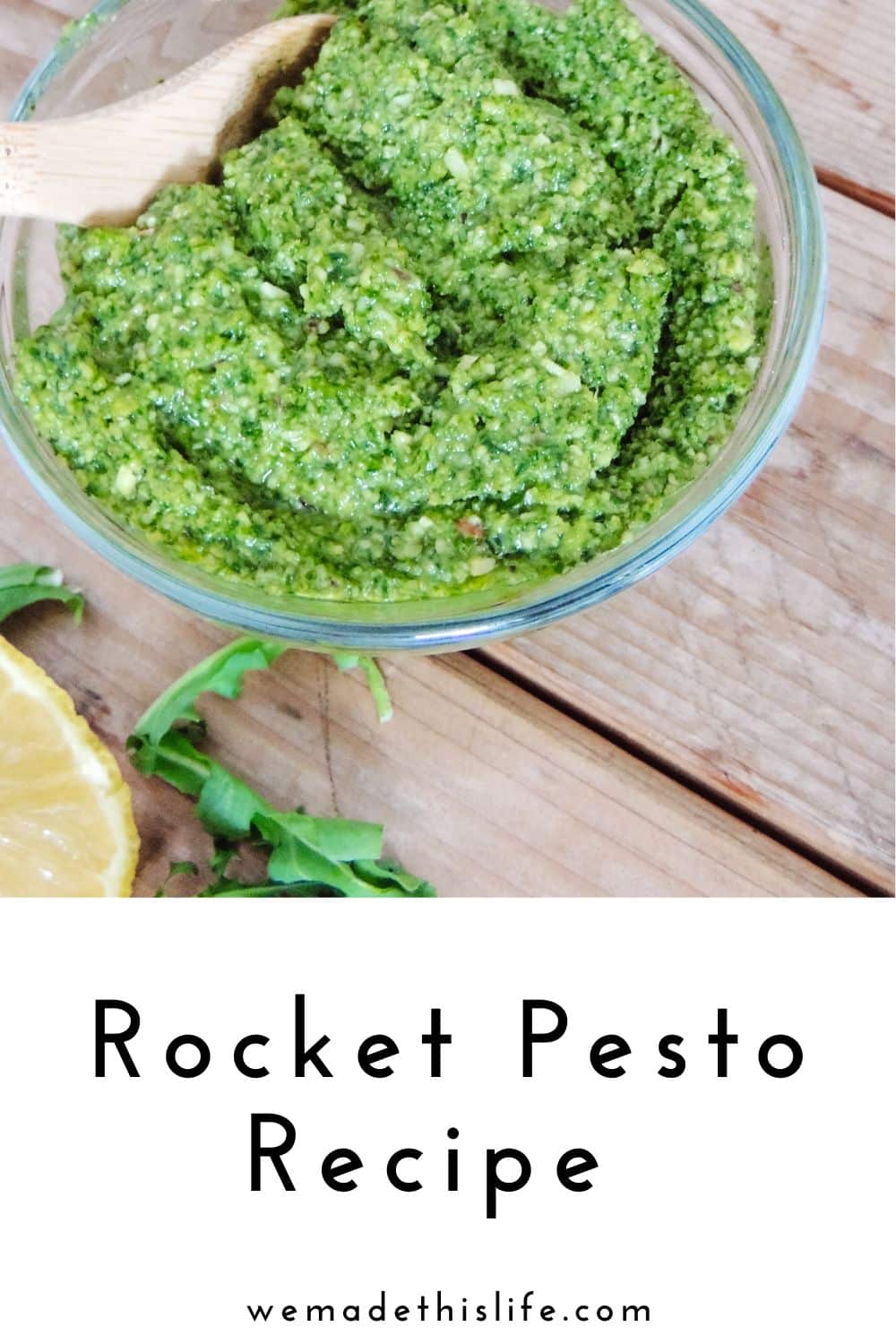rocket pesto recipe