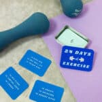 24 days of exercise cards